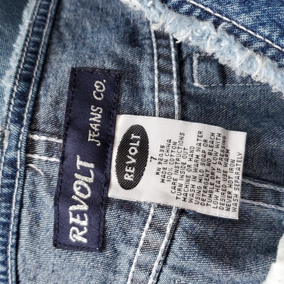 New! Revolt Blue Jeans sz 7 - Picture 10 of 11